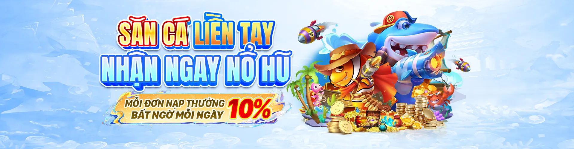 Hình ảnh nền đăng nhập VN88 với game bắn cá hấp dẫn